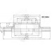 Tarcza hamulcowa wentylowana BX1004 prz.